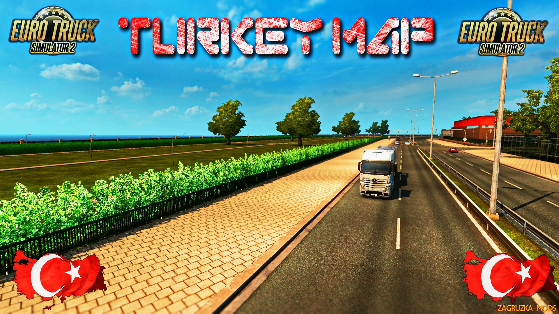 Turkey Map v2.6 for ETS 2