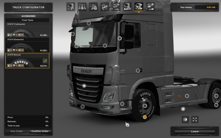 It's all about the Tyres / Tires for ETS 2