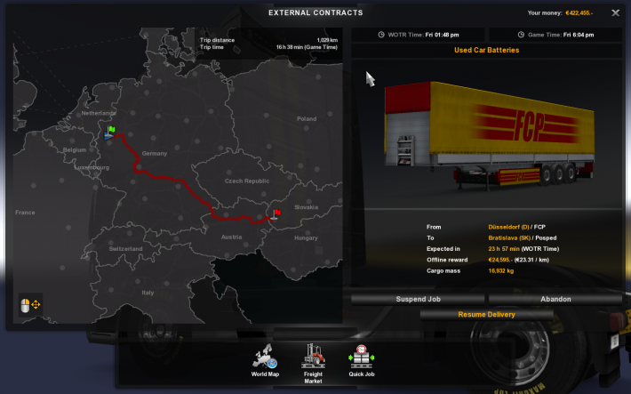 Parallel Jobs Introducing the Concept of World of Trucks Time for ETS 2