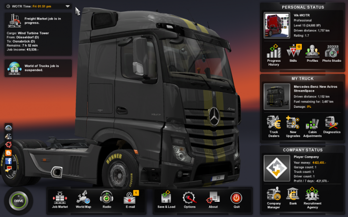 Parallel Jobs Introducing the Concept of World of Trucks Time for ETS 2