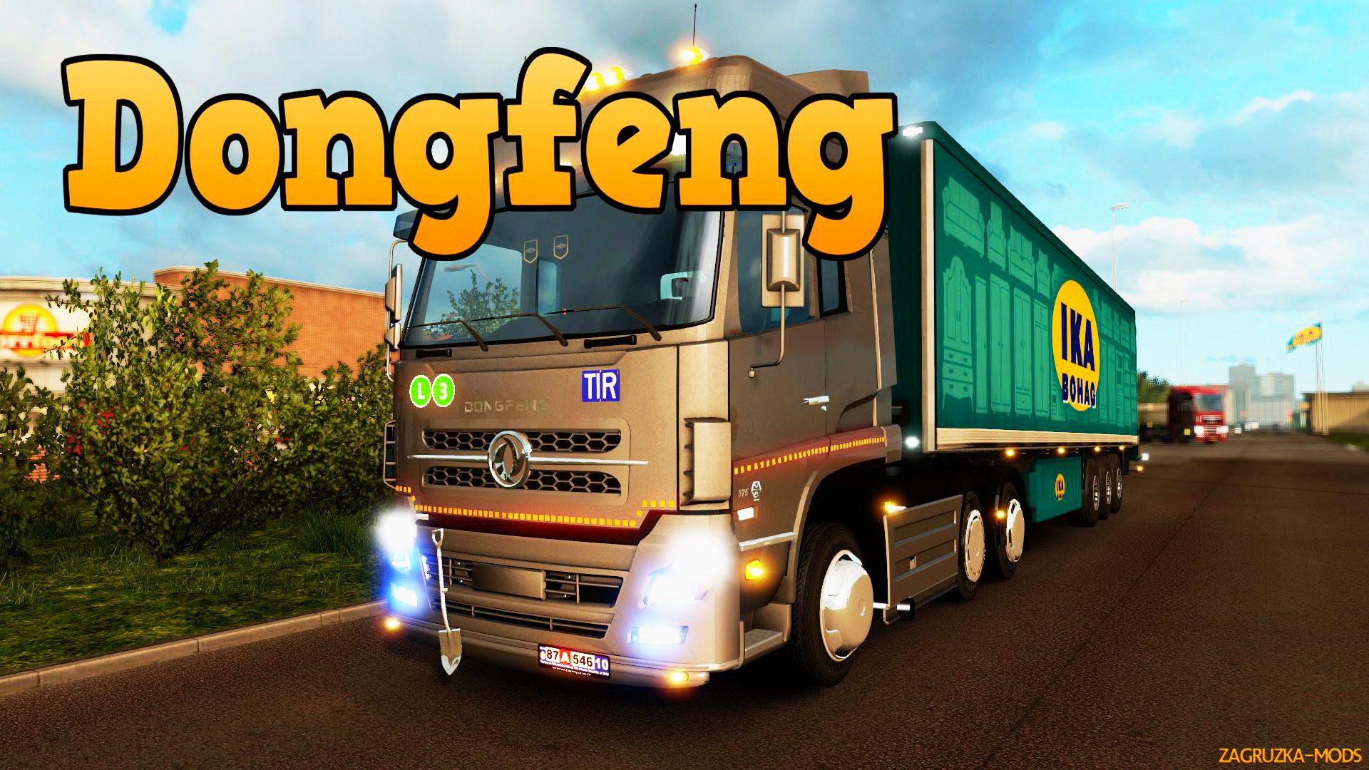 Dongfeng Truck + Interior v2.5 for ETS 2