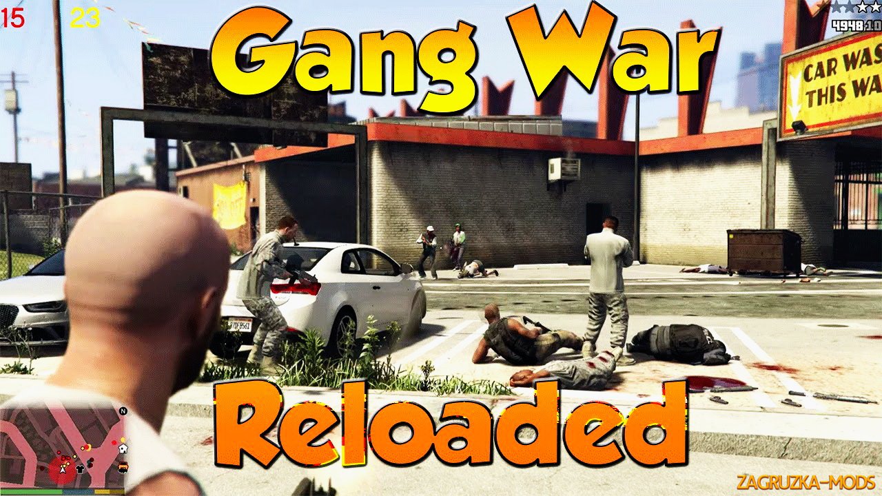Gang War Reloaded (War-Combat Mod) v1.0 for GTA 5