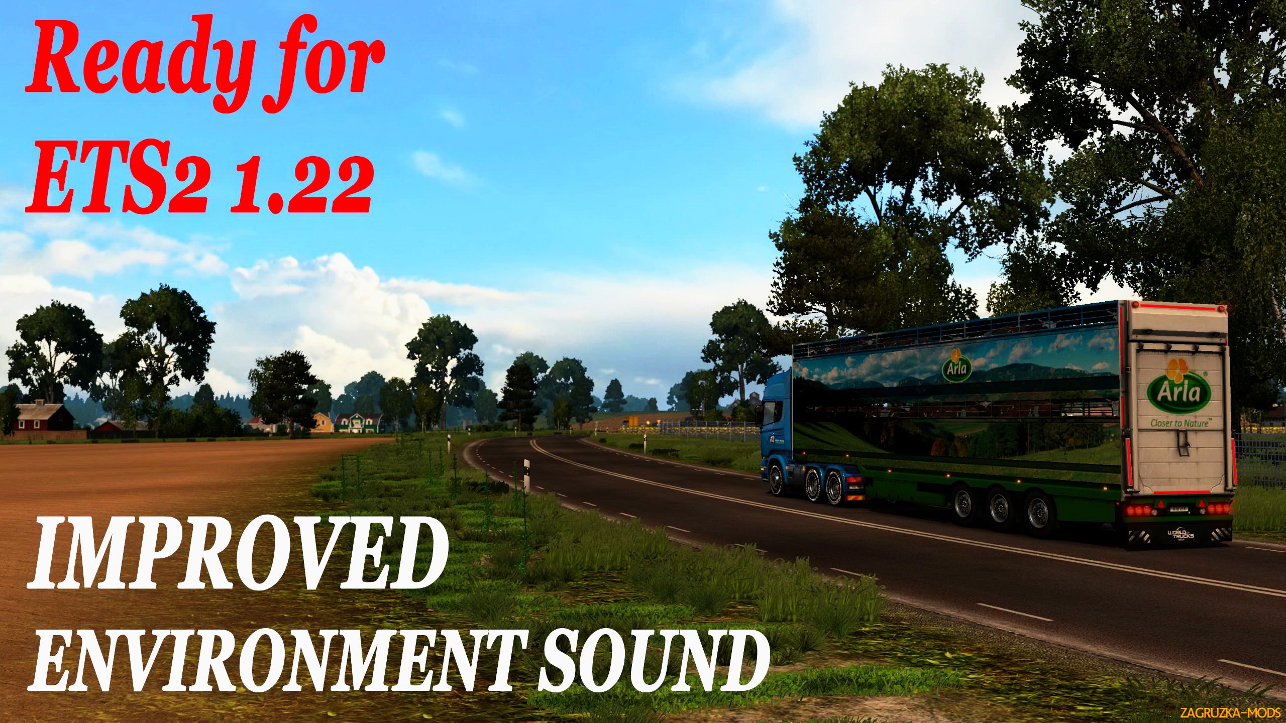Improved environment sound v1.0 (1.22.x) for ETS 2