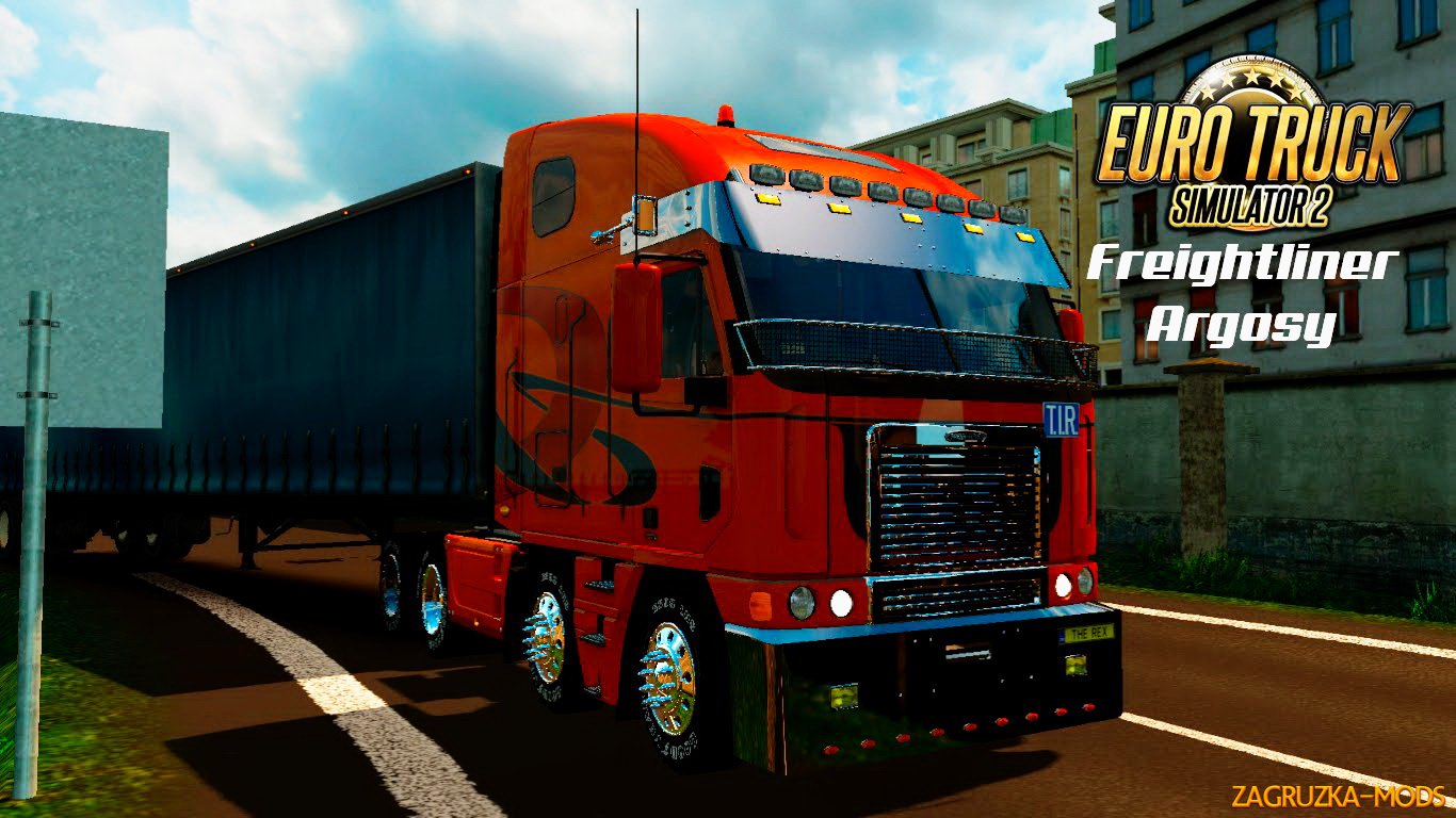 Freightliner Argosy Deluxe + Interior v1.0 for ETS 2