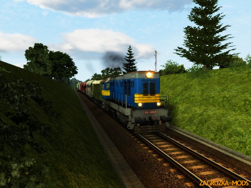 Diesel Locomotive 721 091-7 v1.0 for TS 2015