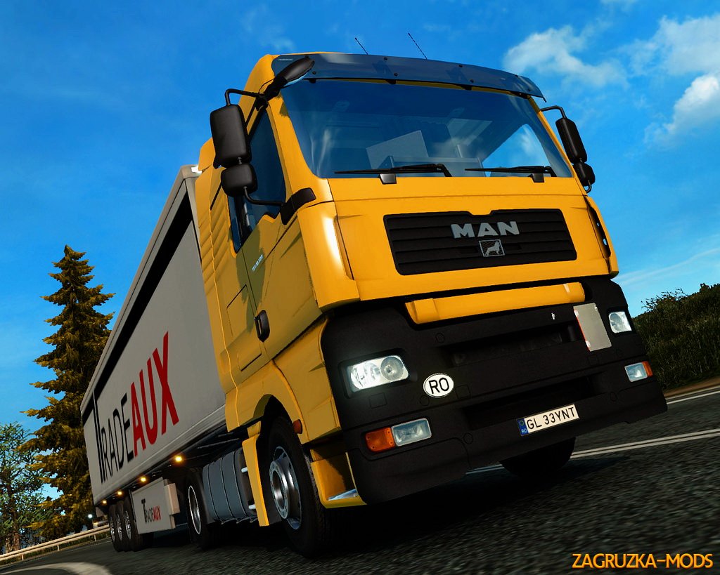 MAN TGA + Interior v1.1 by MADster for ETS 2