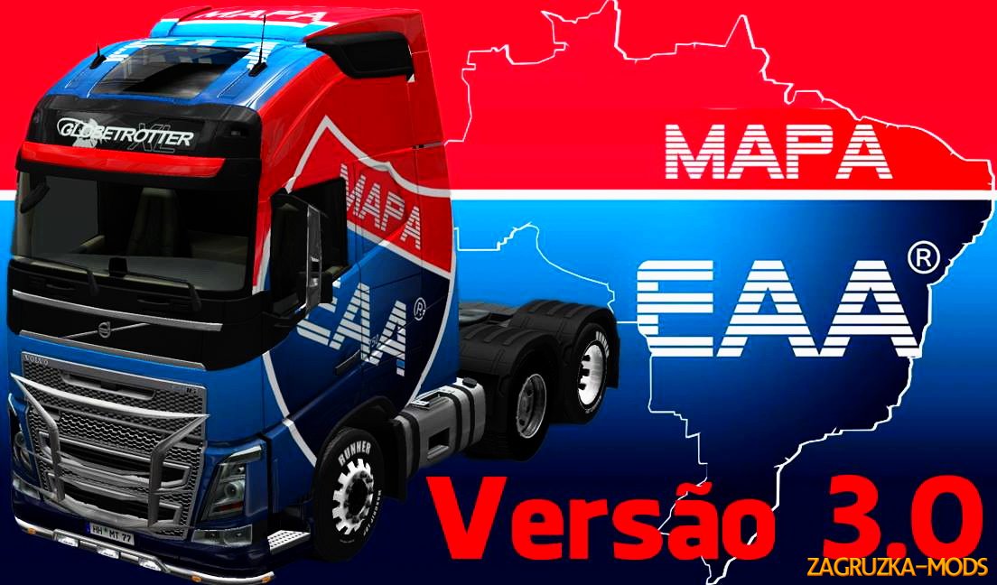 Brasil Map EAA Normal v3.1 for ETS 2