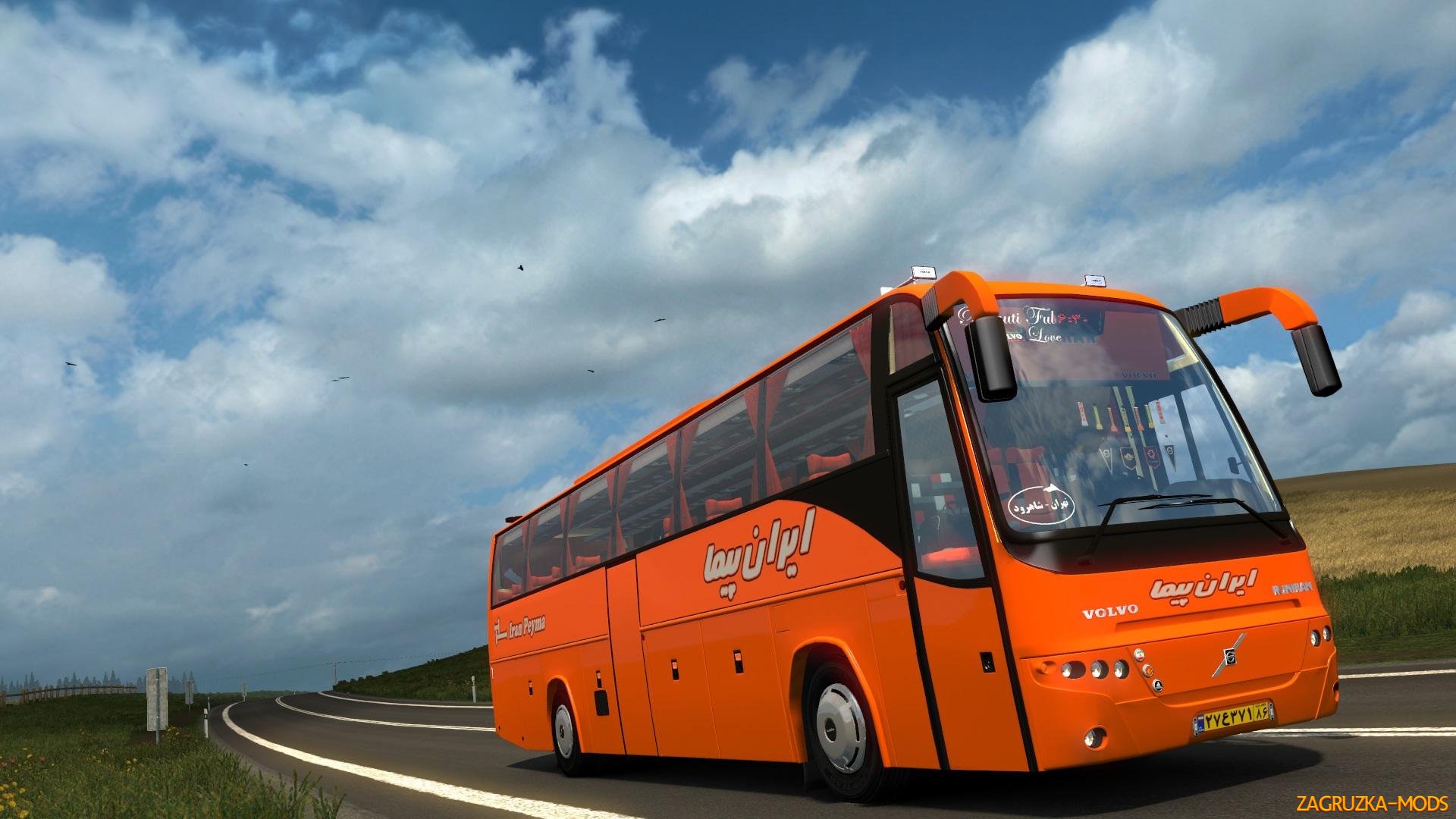 Runiran Volvo B12B TX + Interior v2.0 for ETS 2