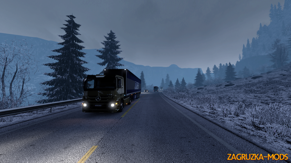 Foggy Weather v1.5 - Late November Edition (1.22.x) for ETS 2