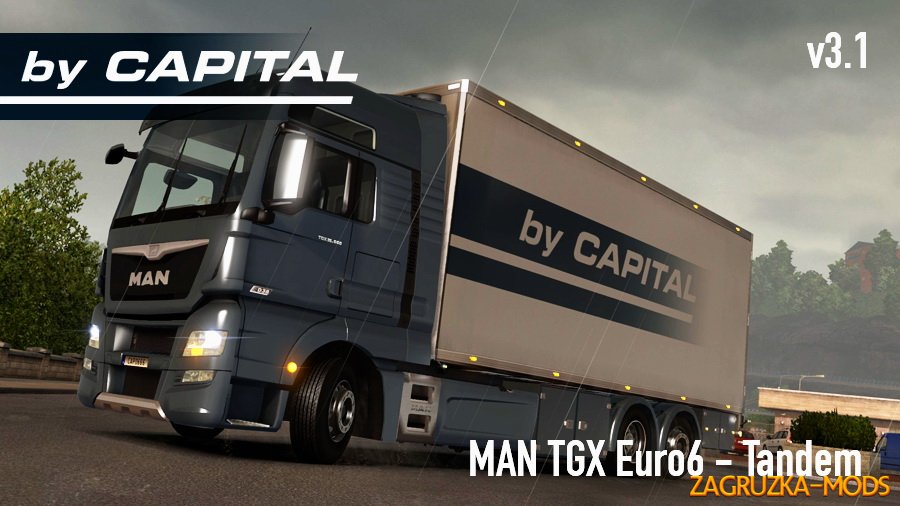 MAN TGX Euro 6 Tandem v3.1 for ETS 2