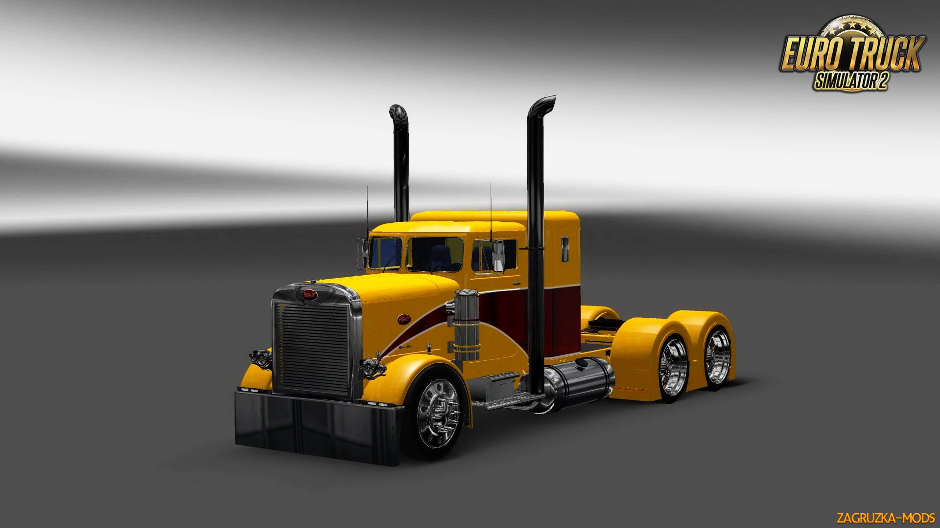 Peterbilt 351 Yellow Peril Skin v1.0 for ETS 2