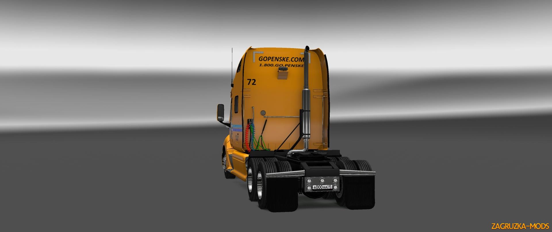 Peterbilt 387 Penske Skin v1.0 for ETS 2