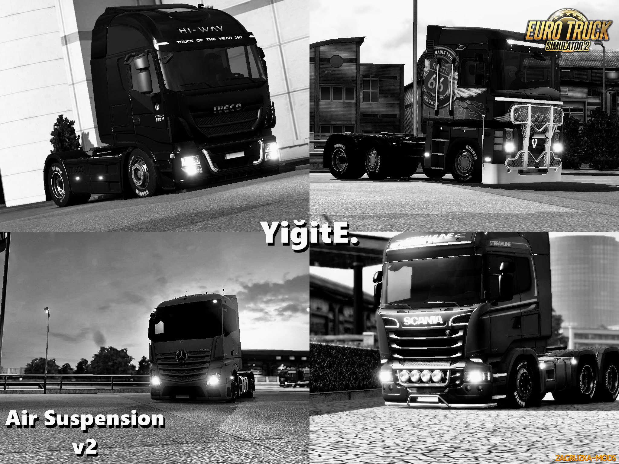 Air Suspension v2.0 by YiğitE for ETS 2