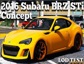 Subaru BRZ STi Concept 2016 v1.0 for GTA 5