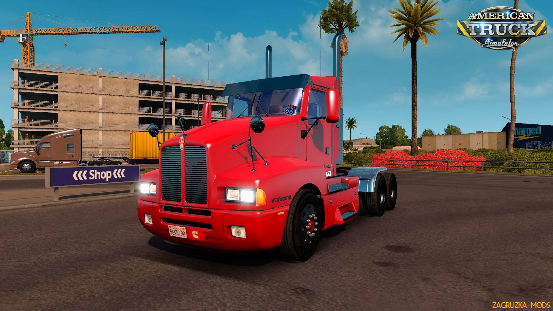 Kenworth T600 Day Cab + Interior v1.0 for ATS