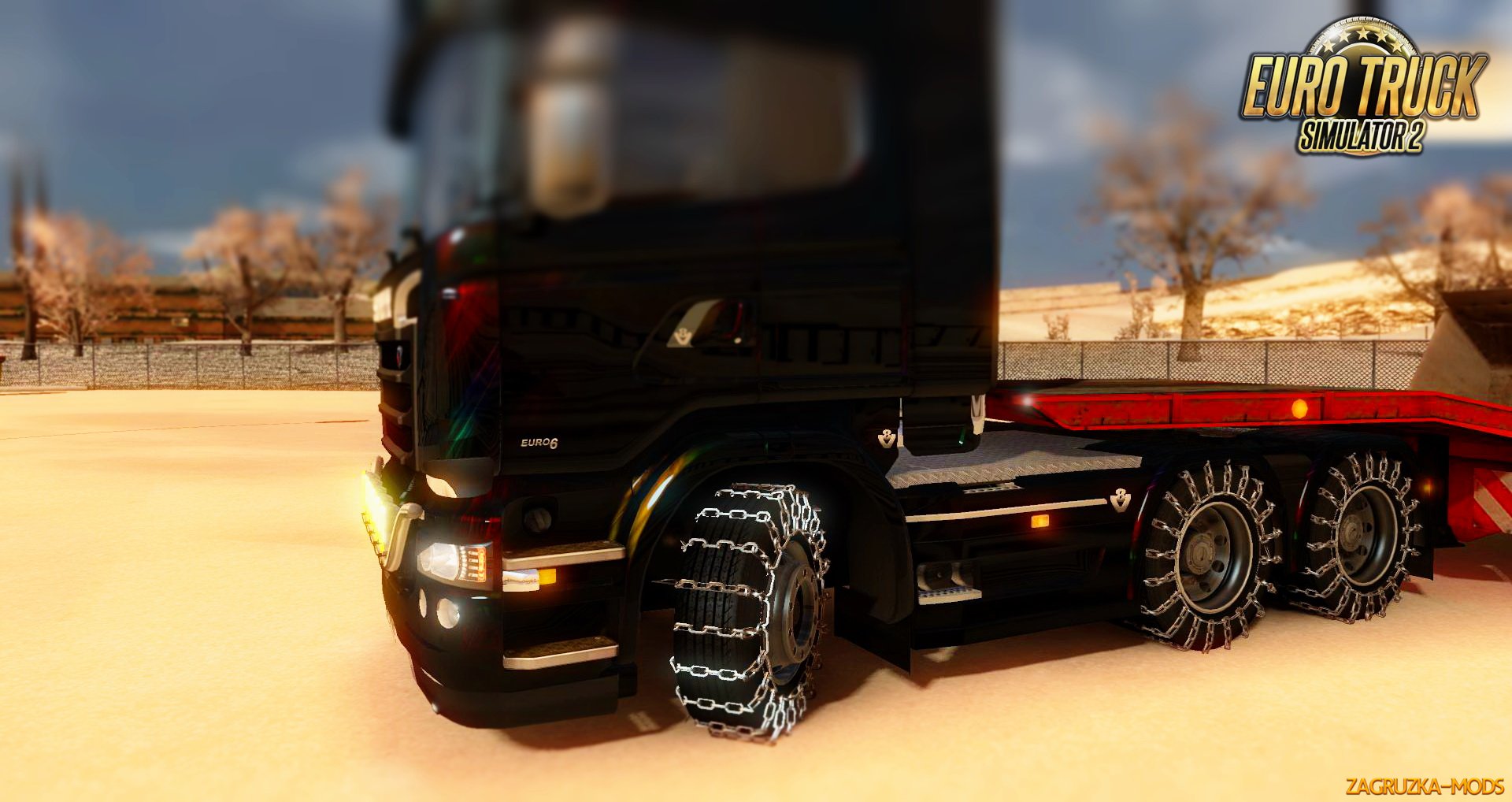 Wheels with chains (Winter 3D) v1.0 for ETS 2