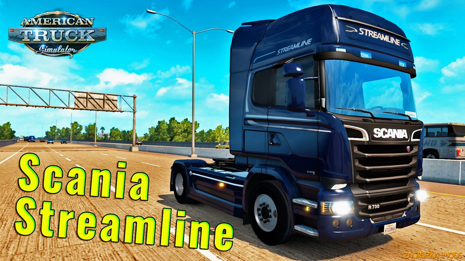 Scania Streamline + Interior v1.0 for ATS