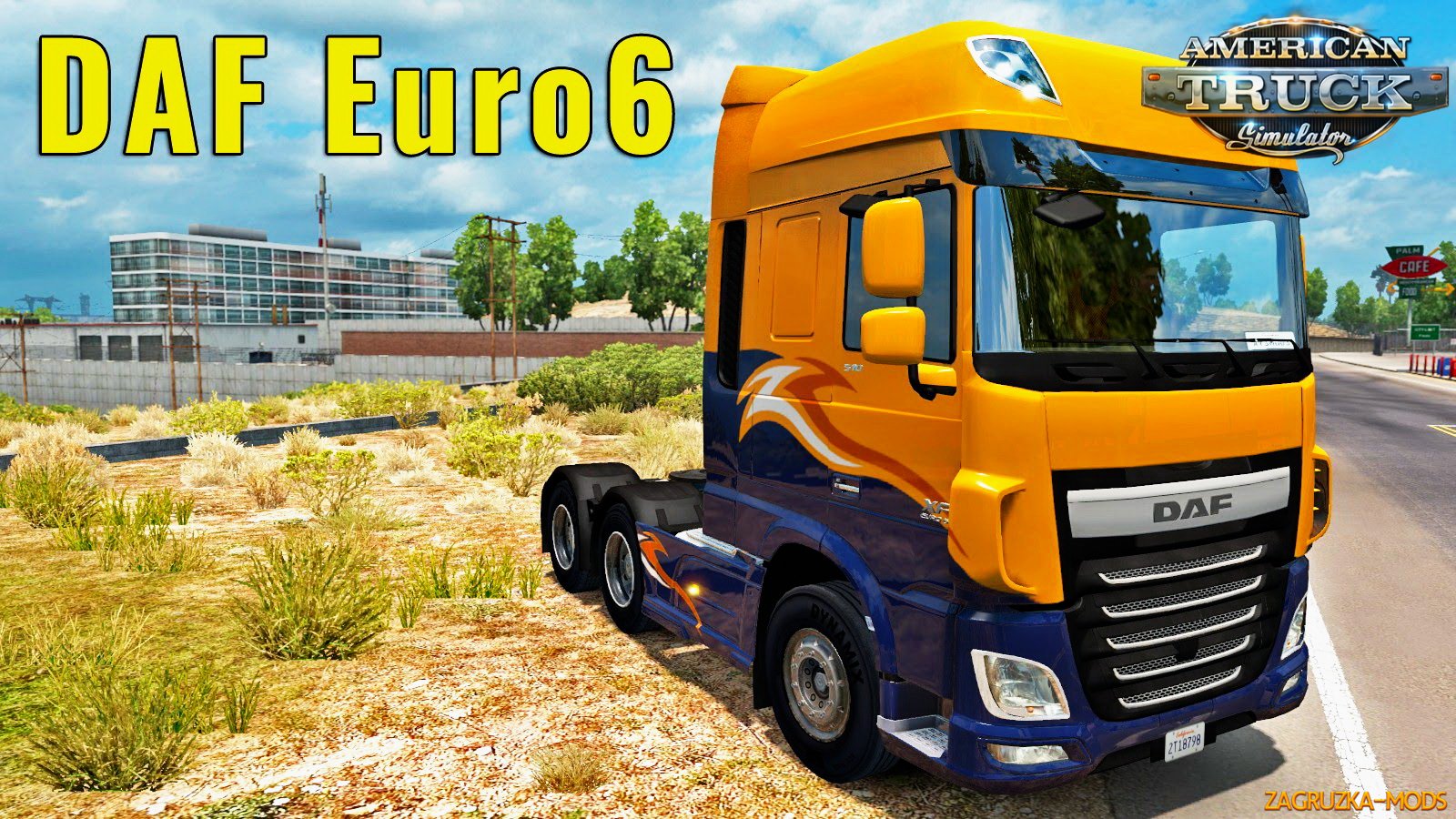 DAF XF Euro 6 + Interior + Cabin Accesories v1.0 for ATS