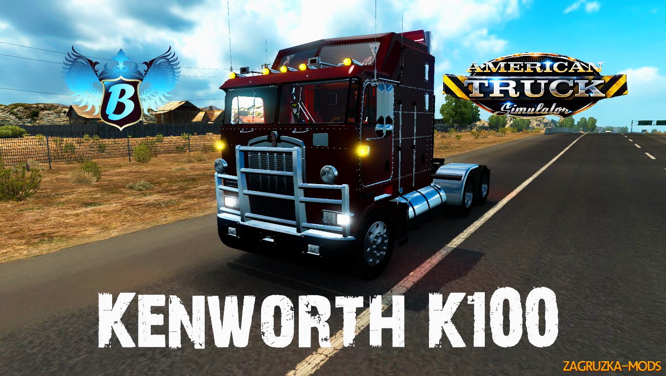 Kenworth K100 Aerodyne + Interior v1.0 (for v1.0.0) for ATS