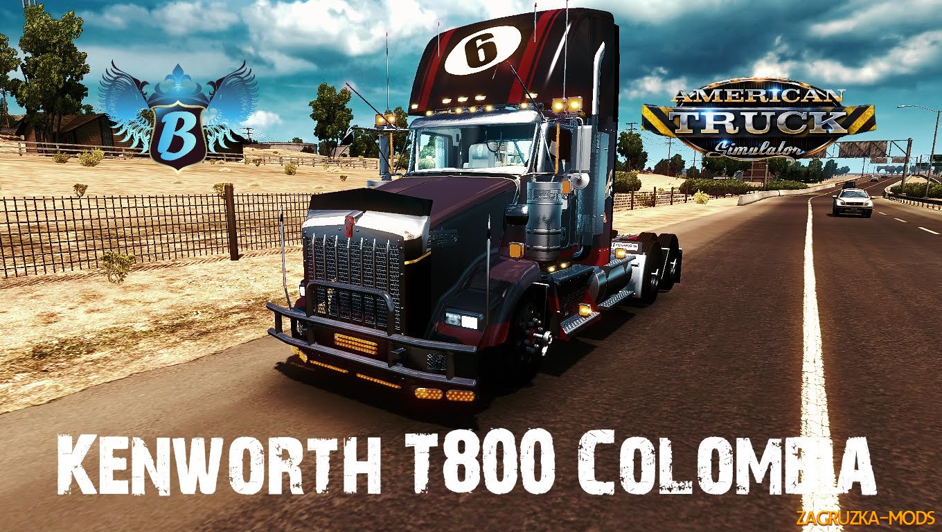 Kenworth T800 Colombia + Interior v1.0 for ATS