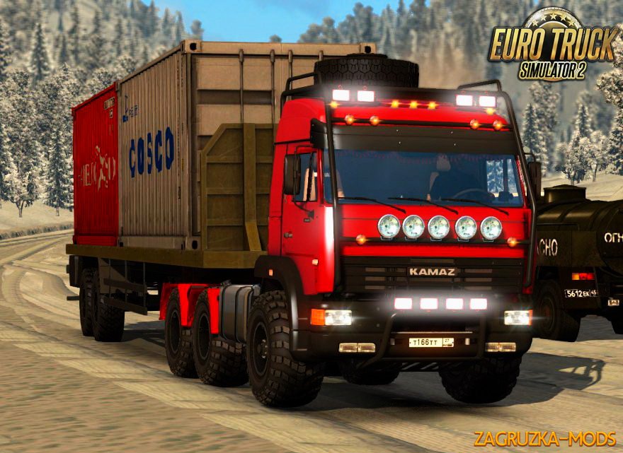 KamAZ 6460 + Interior v1.0 (Updated) for ETS 2