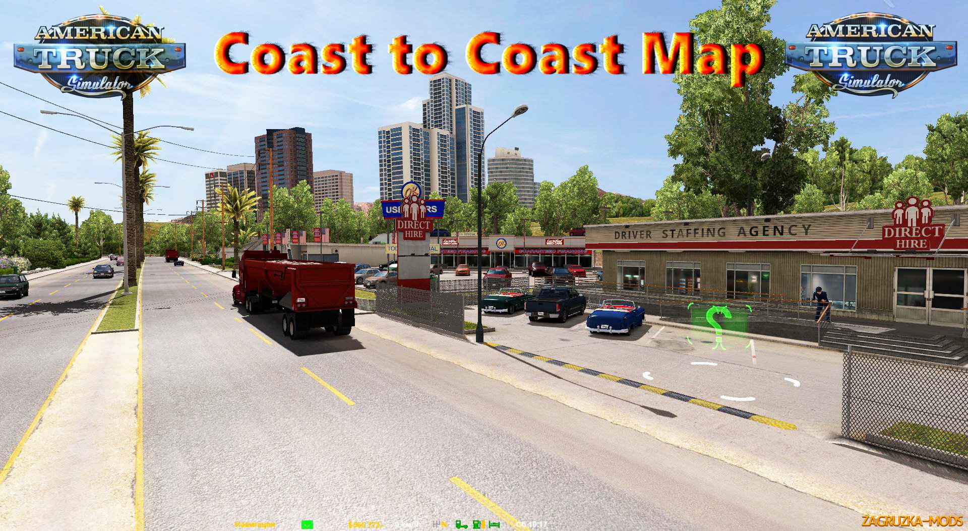 Coast to Coast Map v1.0 for ATS