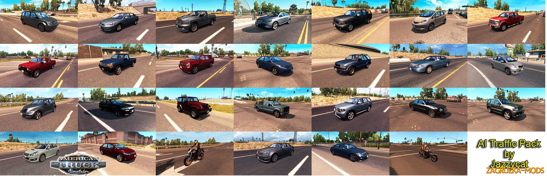 AI Traffic Pack by Jazzycat v1.1 for ATS AI Traffic Pack by Jazzycat v1.1 for ATS