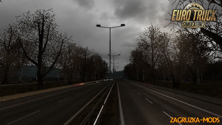Mild WInter Weather Mod v2.0 by Grimes for ETS 2 Mild WInter Weather Mod v2.0 by Grimes for ETS 2
