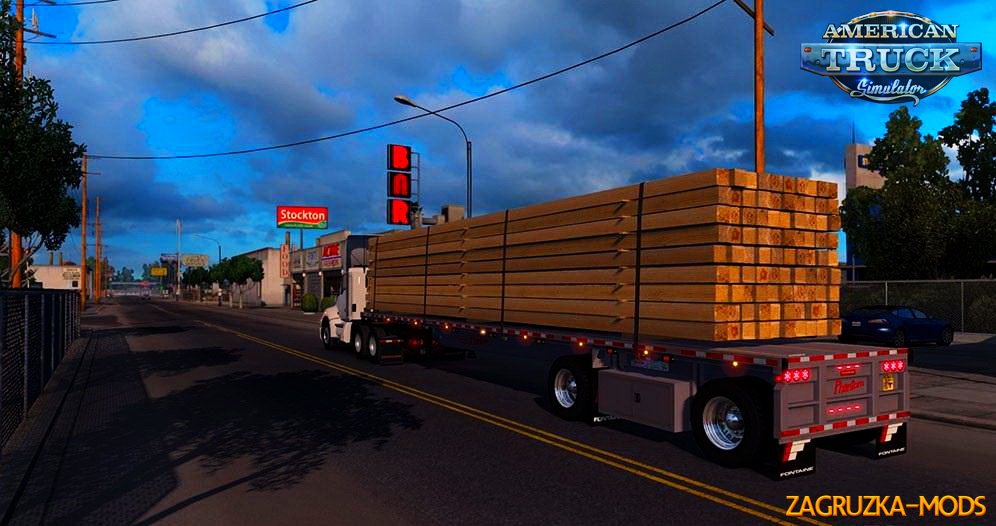 Fontaine Phantom Flatbed Trailer v1.1 for ATS
