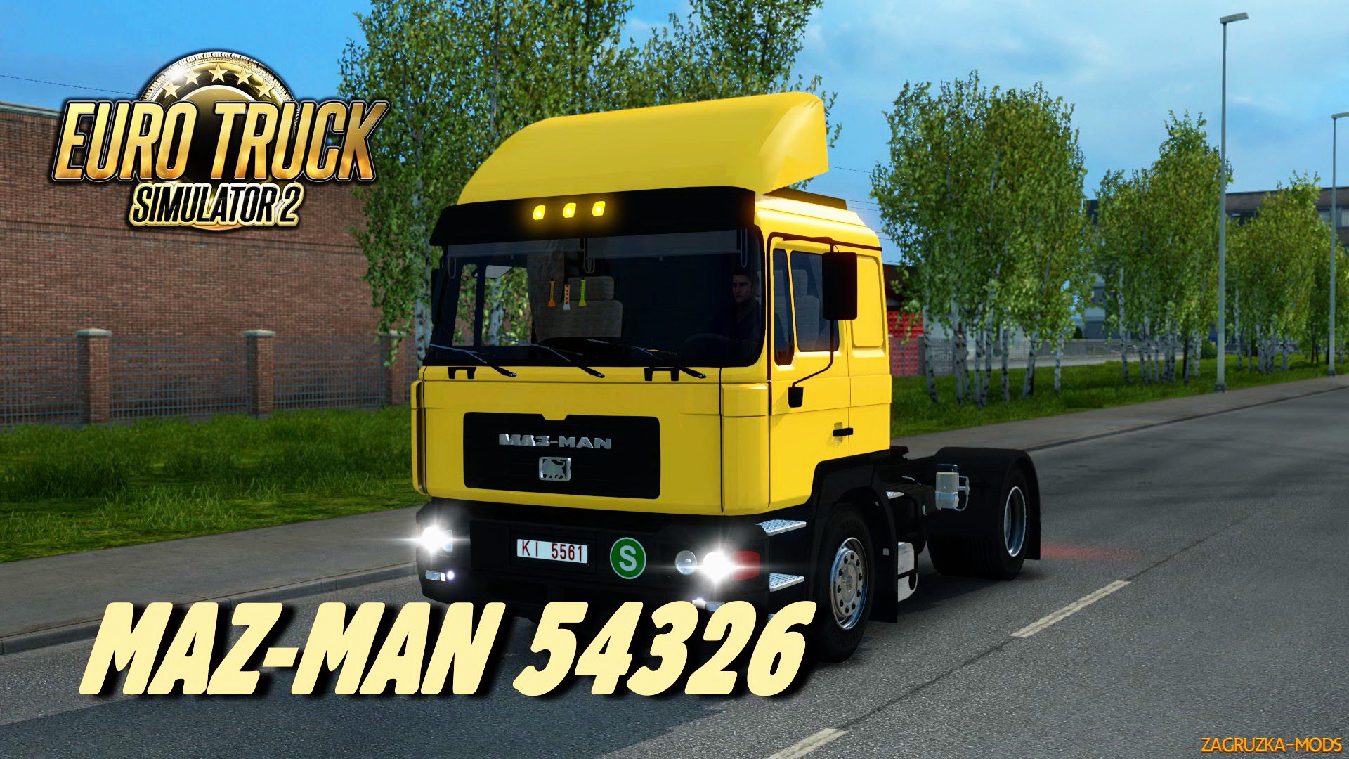 MAZ-MAN 54326 + Interior v1.0 for ETS 2