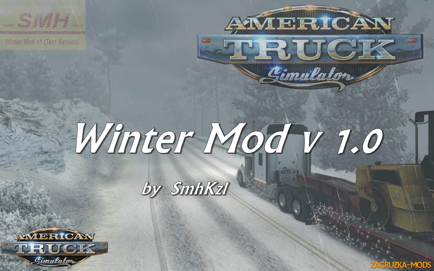 Winter Mod v1.0 by SmhKzl for ATS