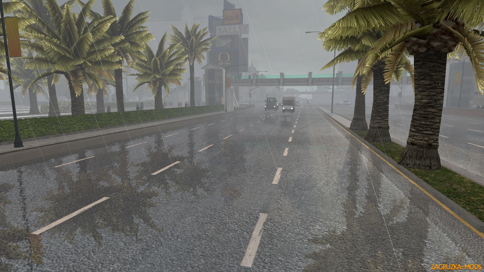Realistic rain. Реалистичный дождь для ГТА са. Лужи дождя для ГТА са. American Truck Simulator дождь. Реалистичный симулятор дождя.