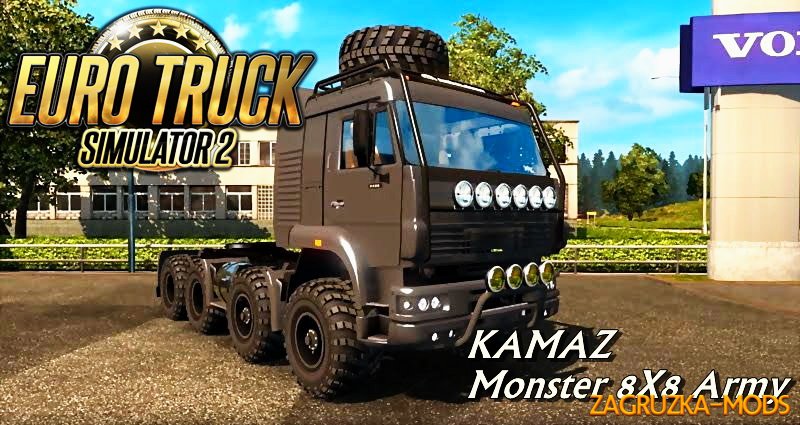 KAMAZ Monster 8X8 Army v1.0 for ETS 2