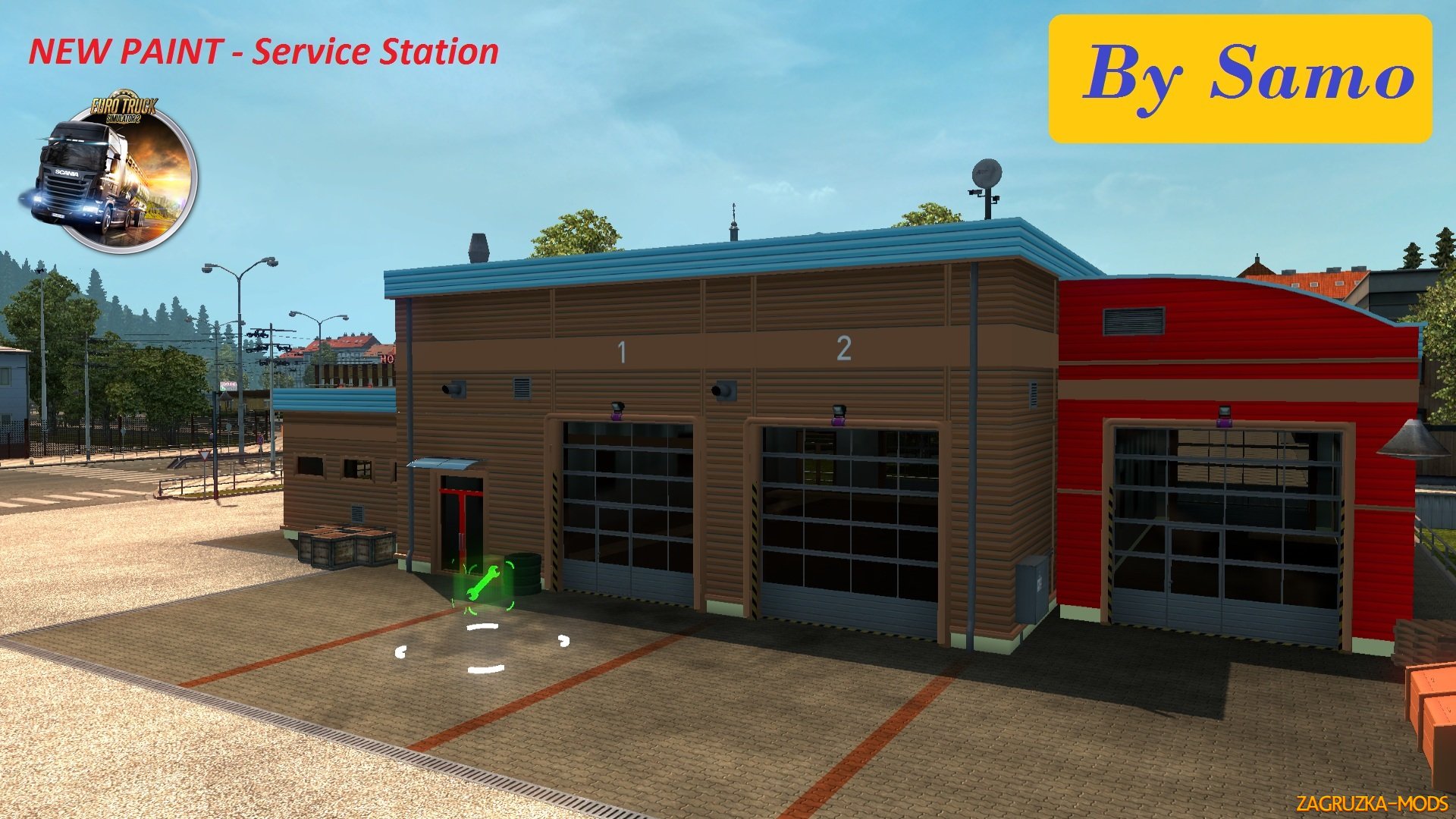 New Paint Service Station