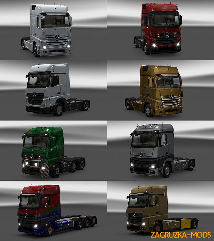 New Actros plastic parts and more v3.2.0