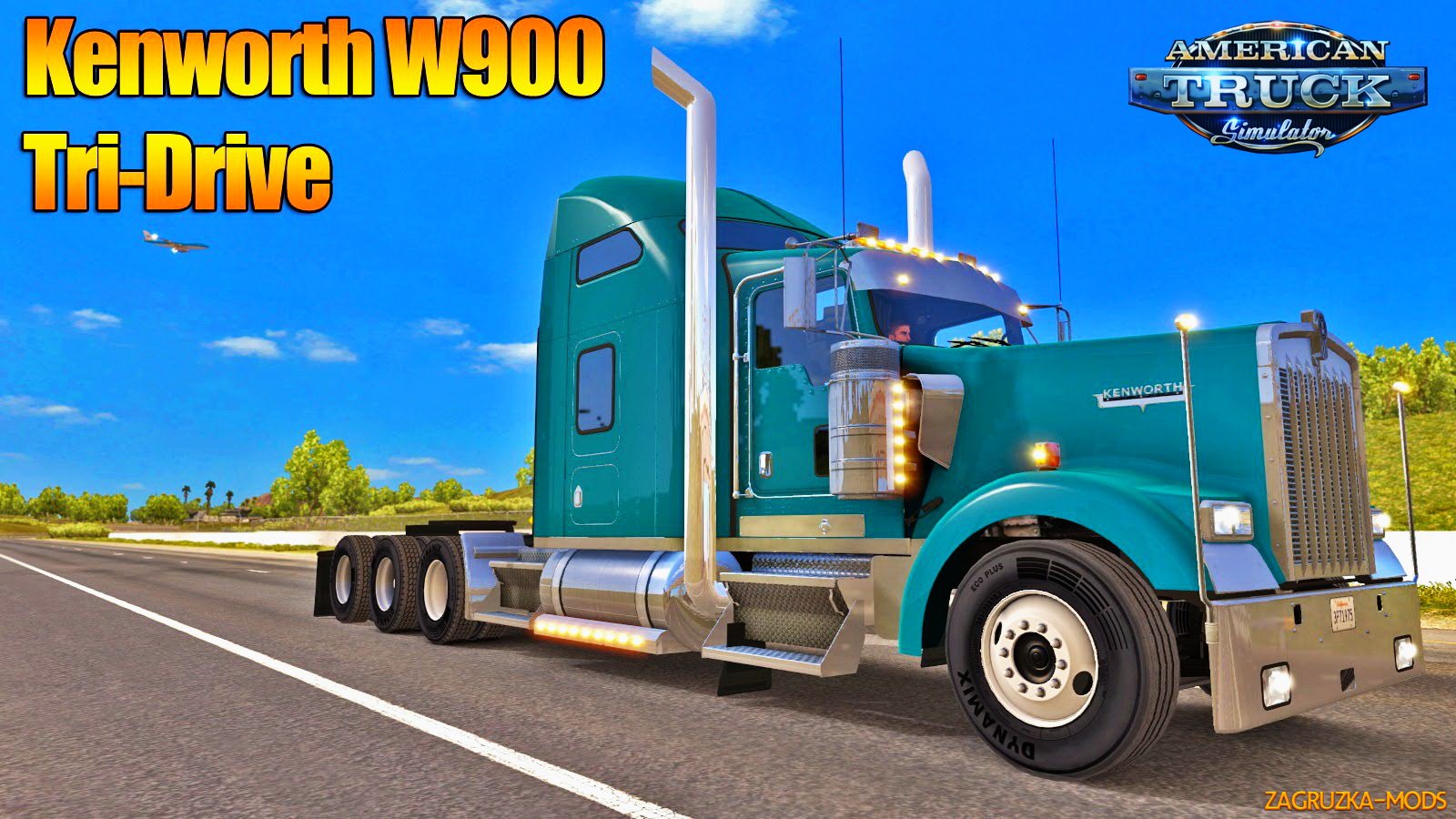 Kenworth W900 Tri-Drive Custom v1.0 by Bu5ted for ATS