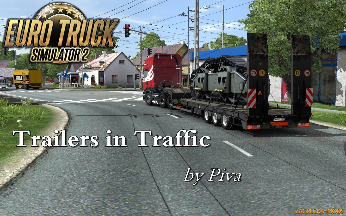 Trailers in Traffic by Piva