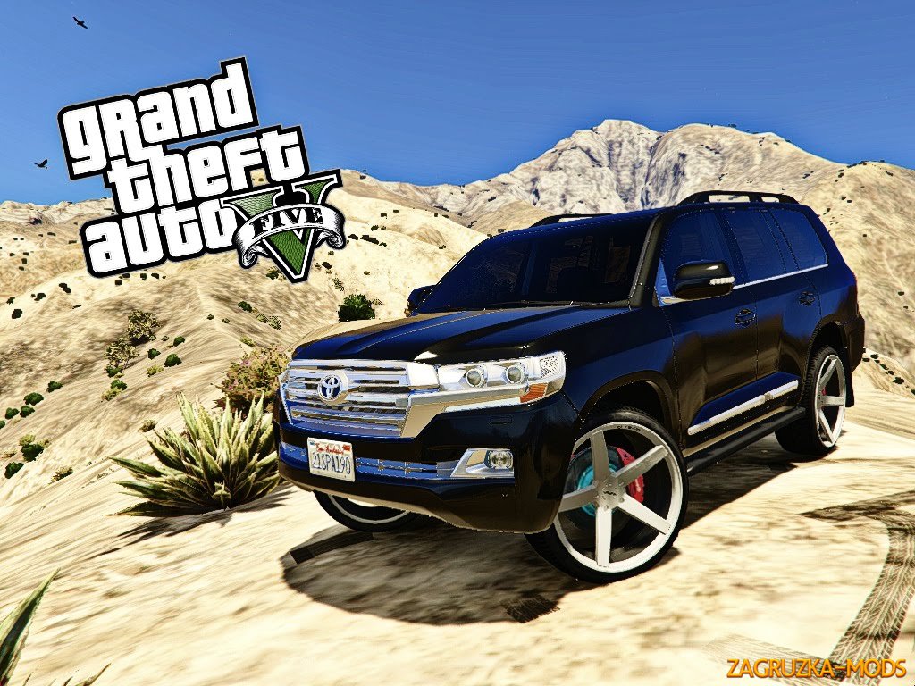 Toyota Land Cruiser 200 2016 v1.2 for GTA 5