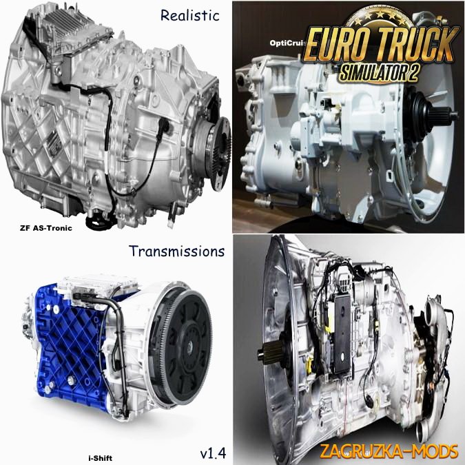 Realistic Transmissions v1.4 for ETS 2