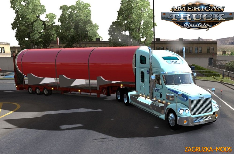 Large Metal Tube Trailer