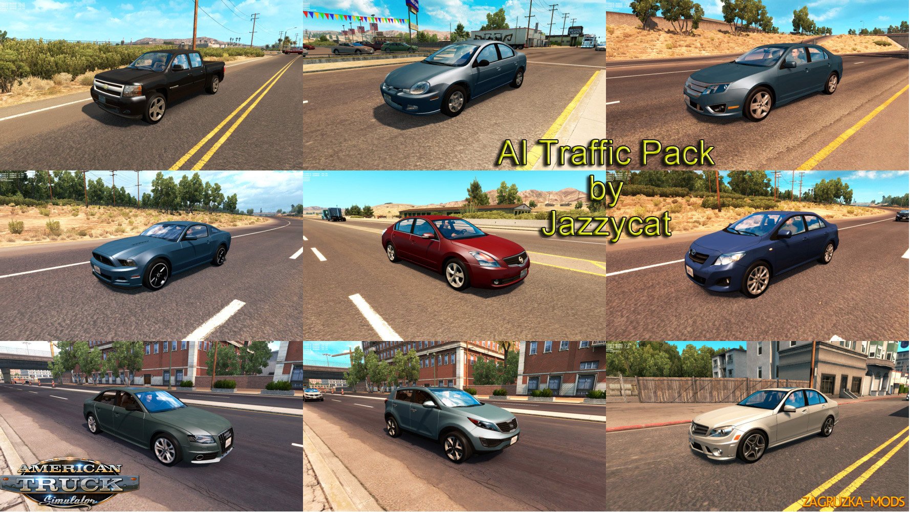 ATS AI Traffic Pack v1.4 by Jazzycat