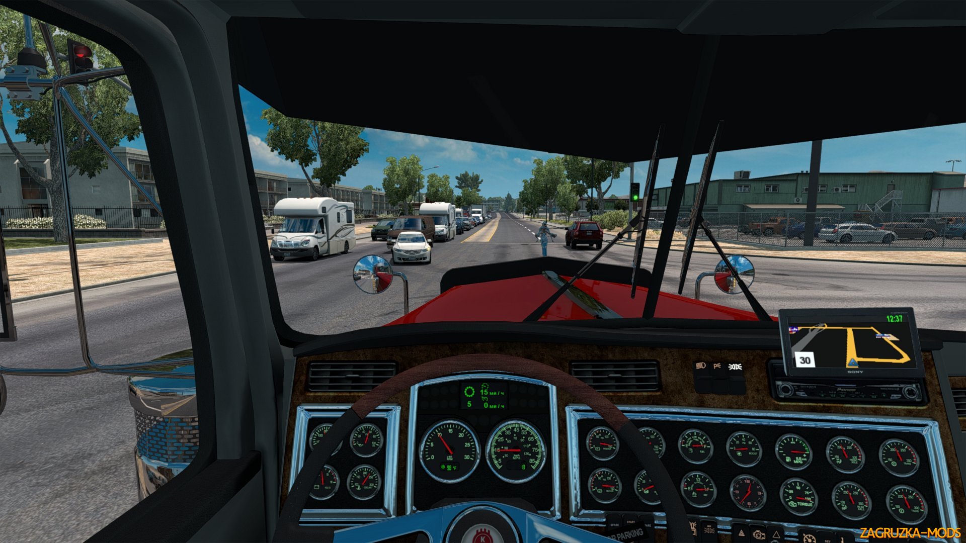 Kenworth W900 Interior V1 0 V1 2 X For Ats Simulator