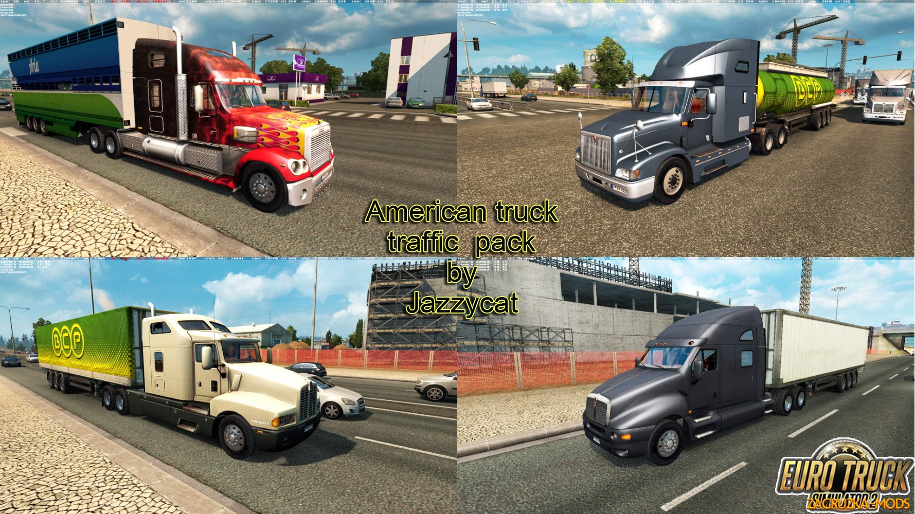 American Truck Traffic Pack v1.3 by Jazzycat [1.23.x]