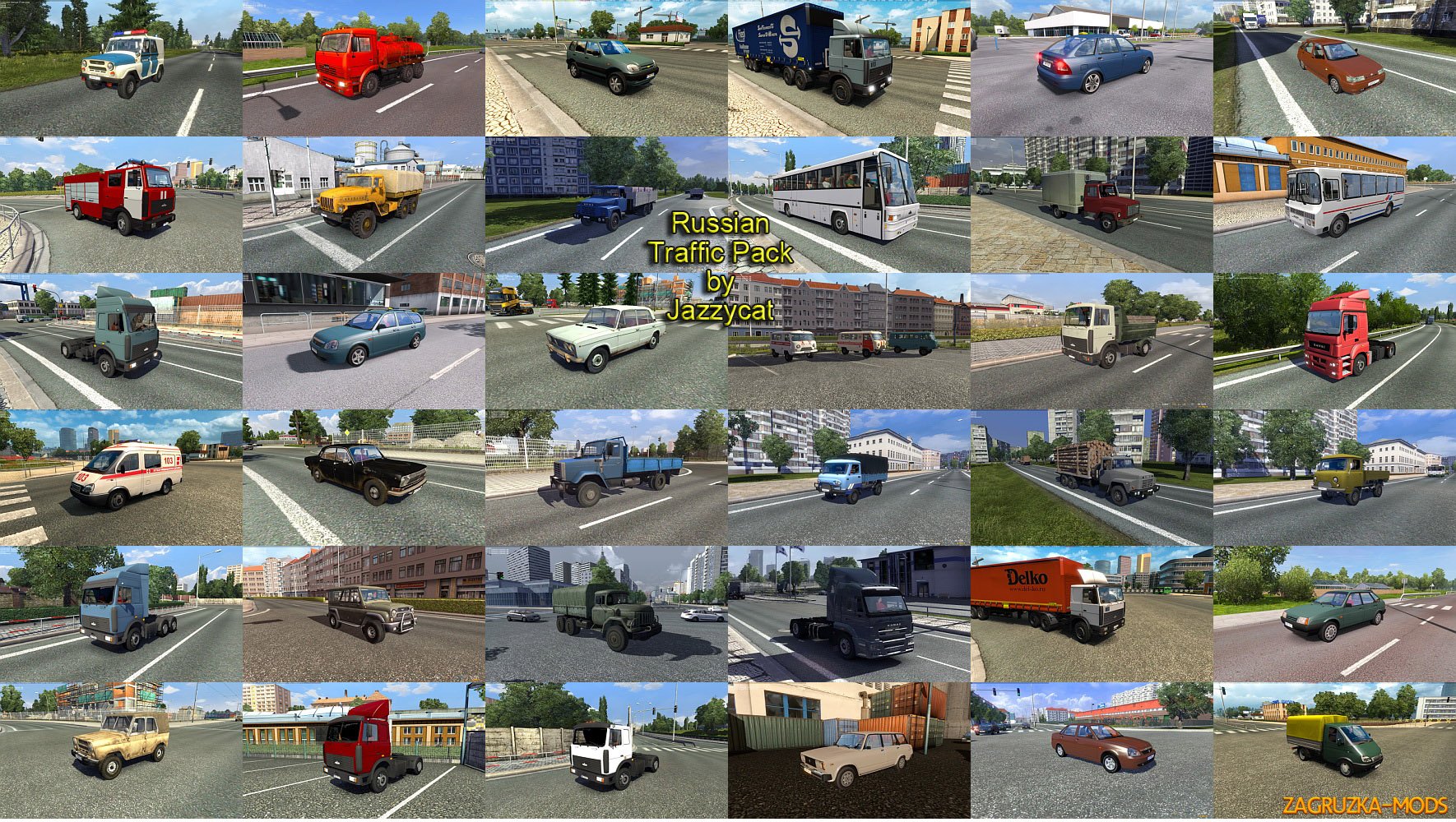 Russian Traffic Pack v1.5.1 by Jazzycat [1.23.x]