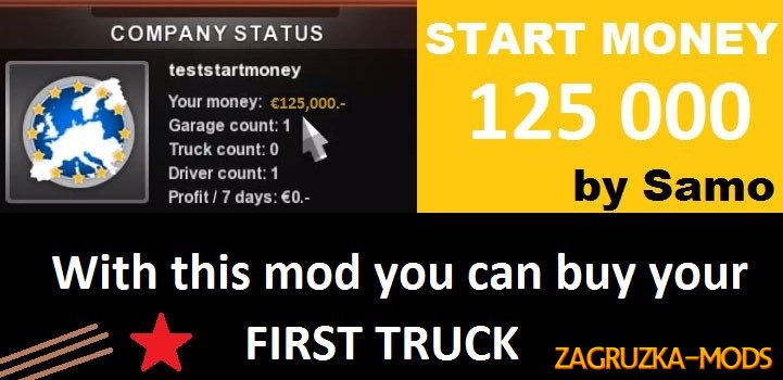 125 000 Start Money by Samo