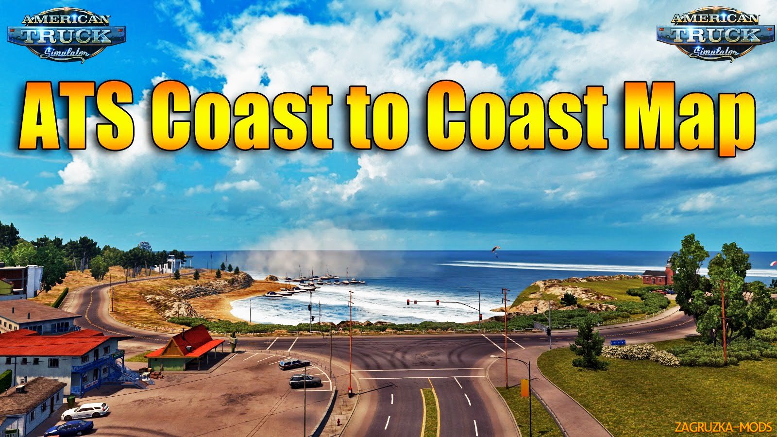 Coast to Coast Map v1.7.2 by Mantrid for ATS