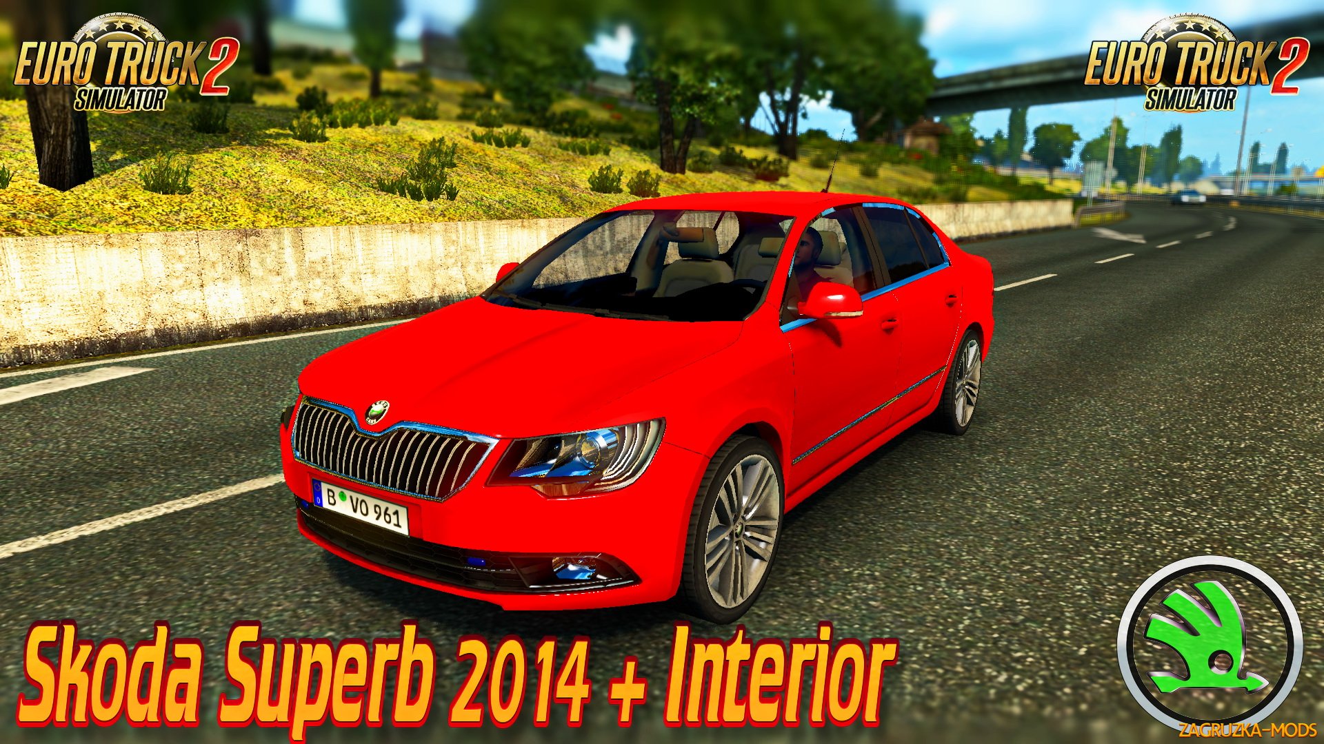 Skoda Superb 2014 + Interior v1.0 for ETS 2