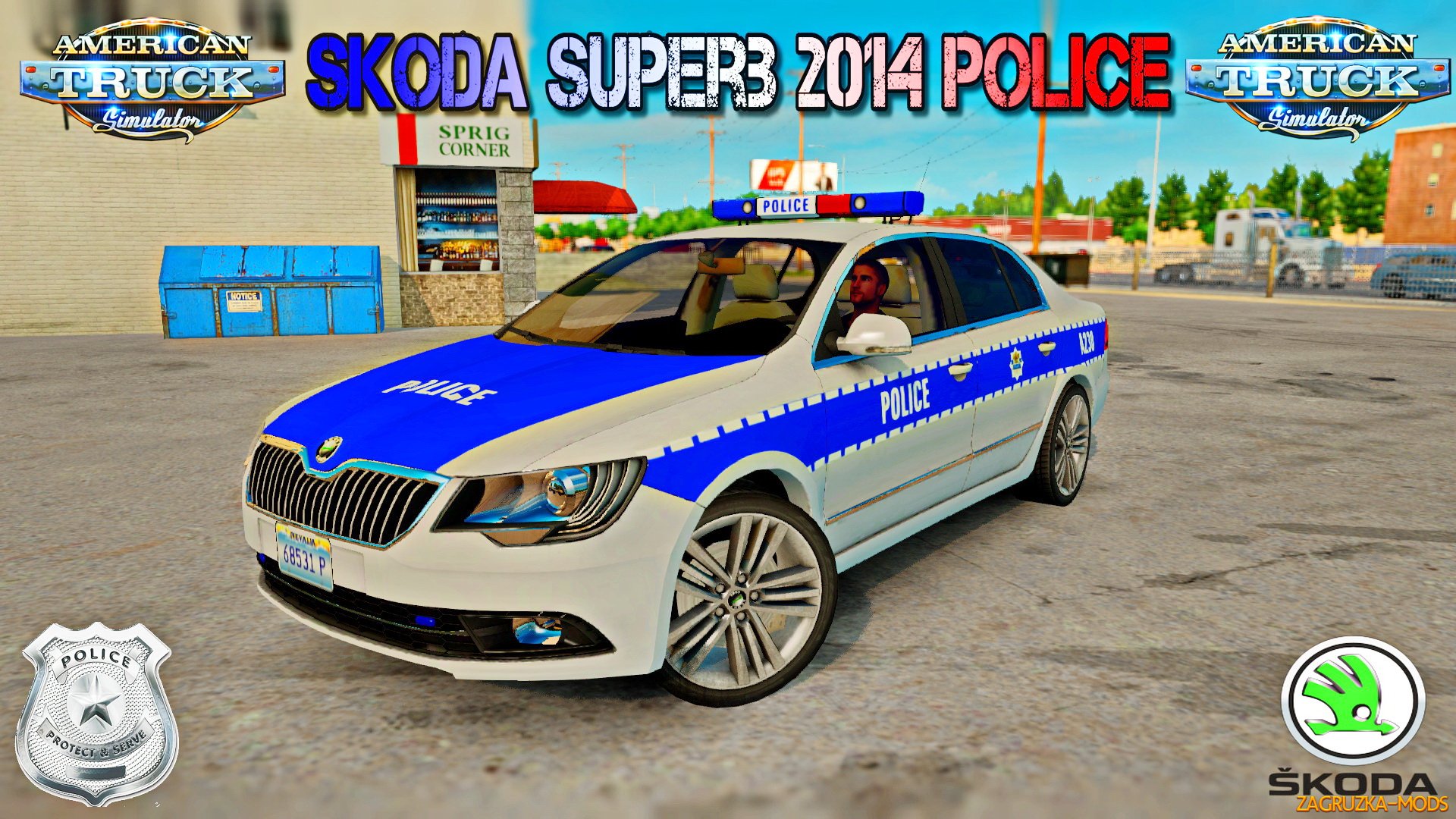 Skoda Superb 2014 Police v1.0 for ATS