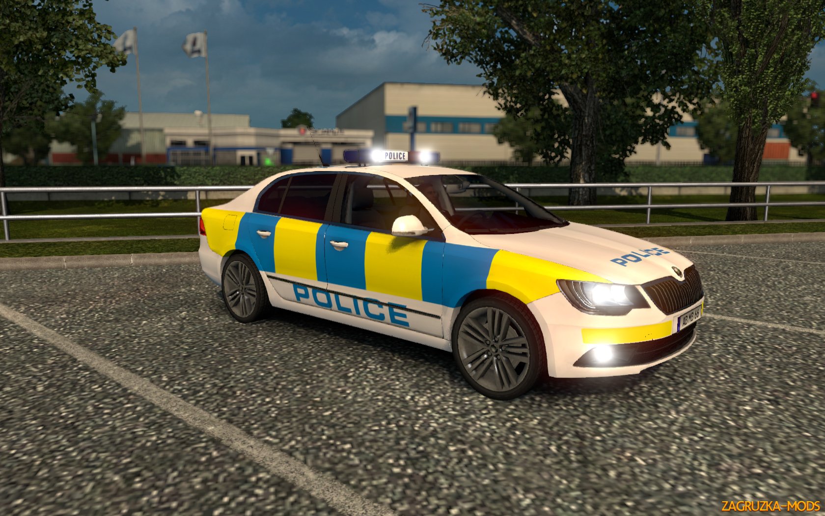 UK Police TMP Skoda Scout Skin v1.0