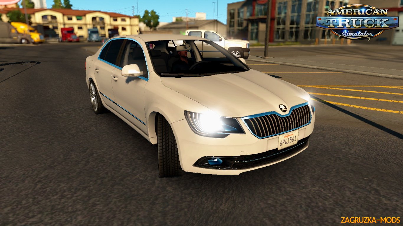 Skoda Superb 2014 + Interior v1.1 for ATS